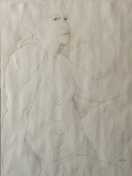 original pencil drawing by Robert Fay Doane from 1988