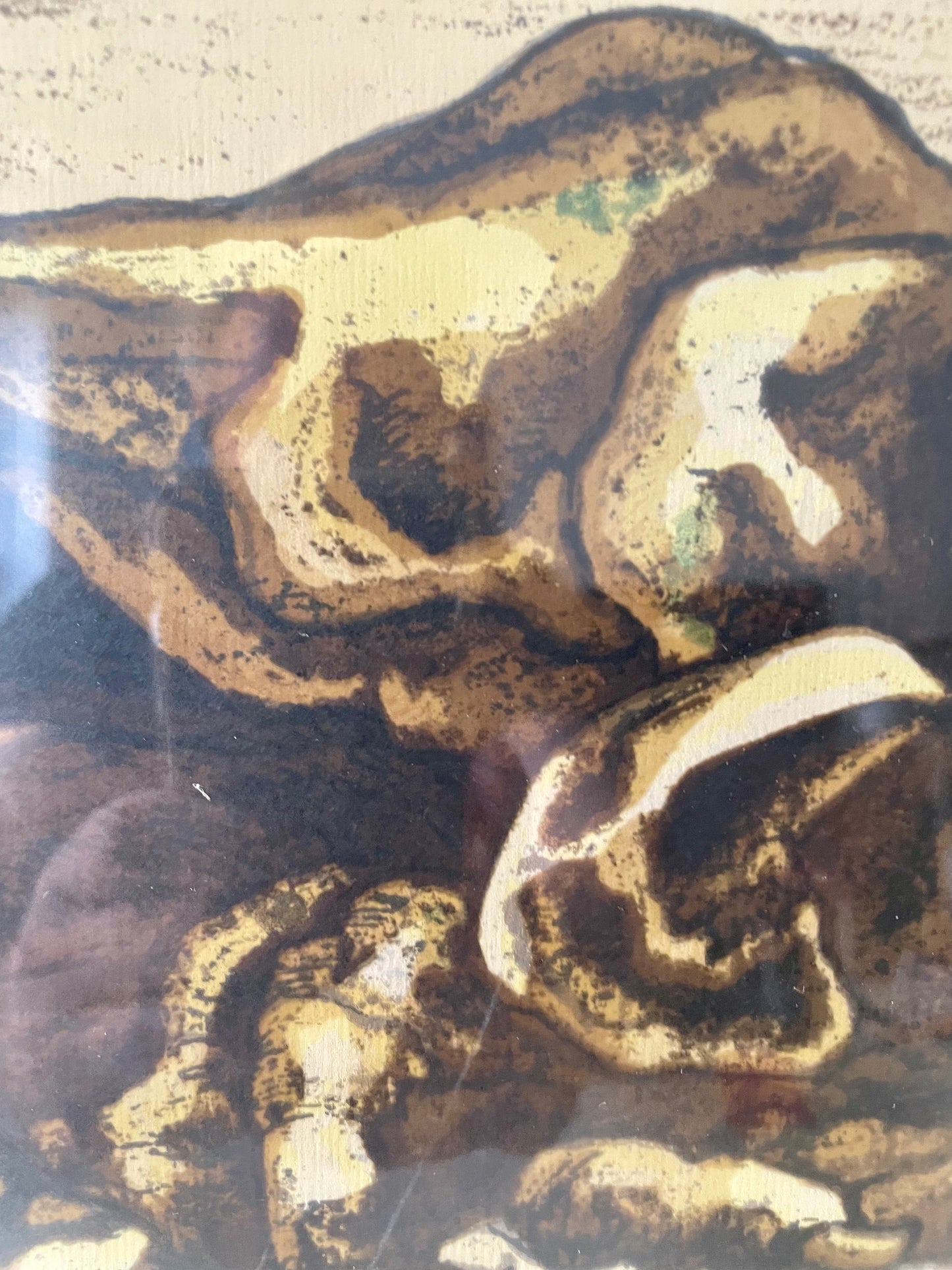 mid-century modern serigraph by Ralph Peplow from 1948