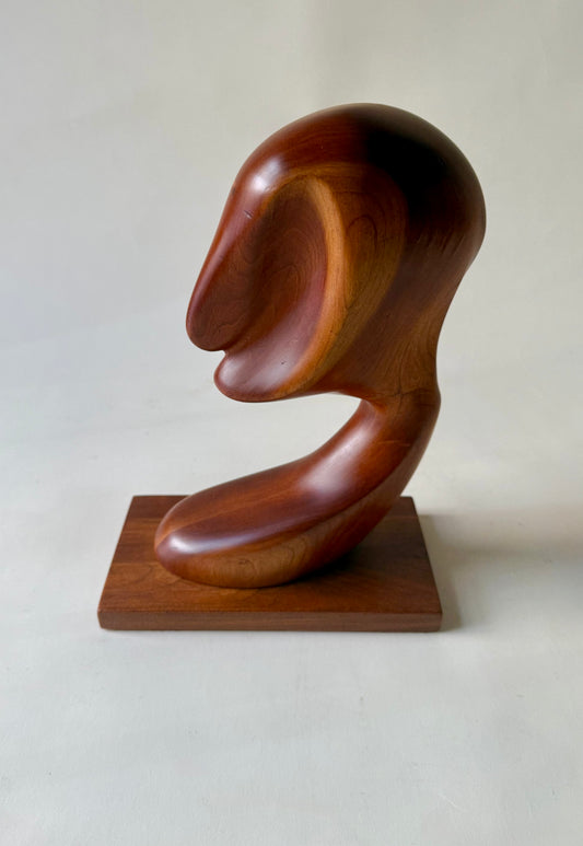 vintage abstract figural bust by Jerald Starr from 1977