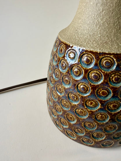 1970s stoneware table lamp by Einar Johansen for Søholm