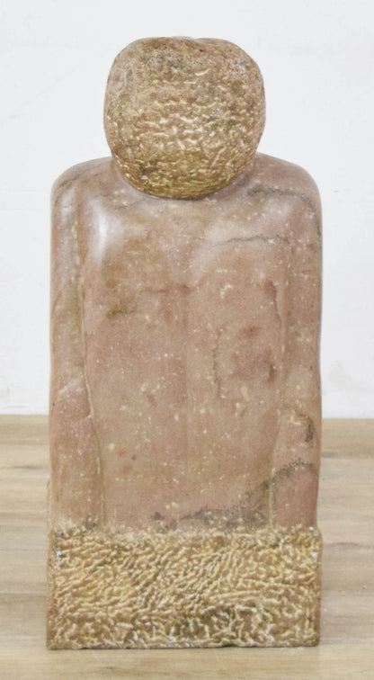 Vintage 1965 Carved Stone Sculpture of a Male Torso by Ben Goodkin