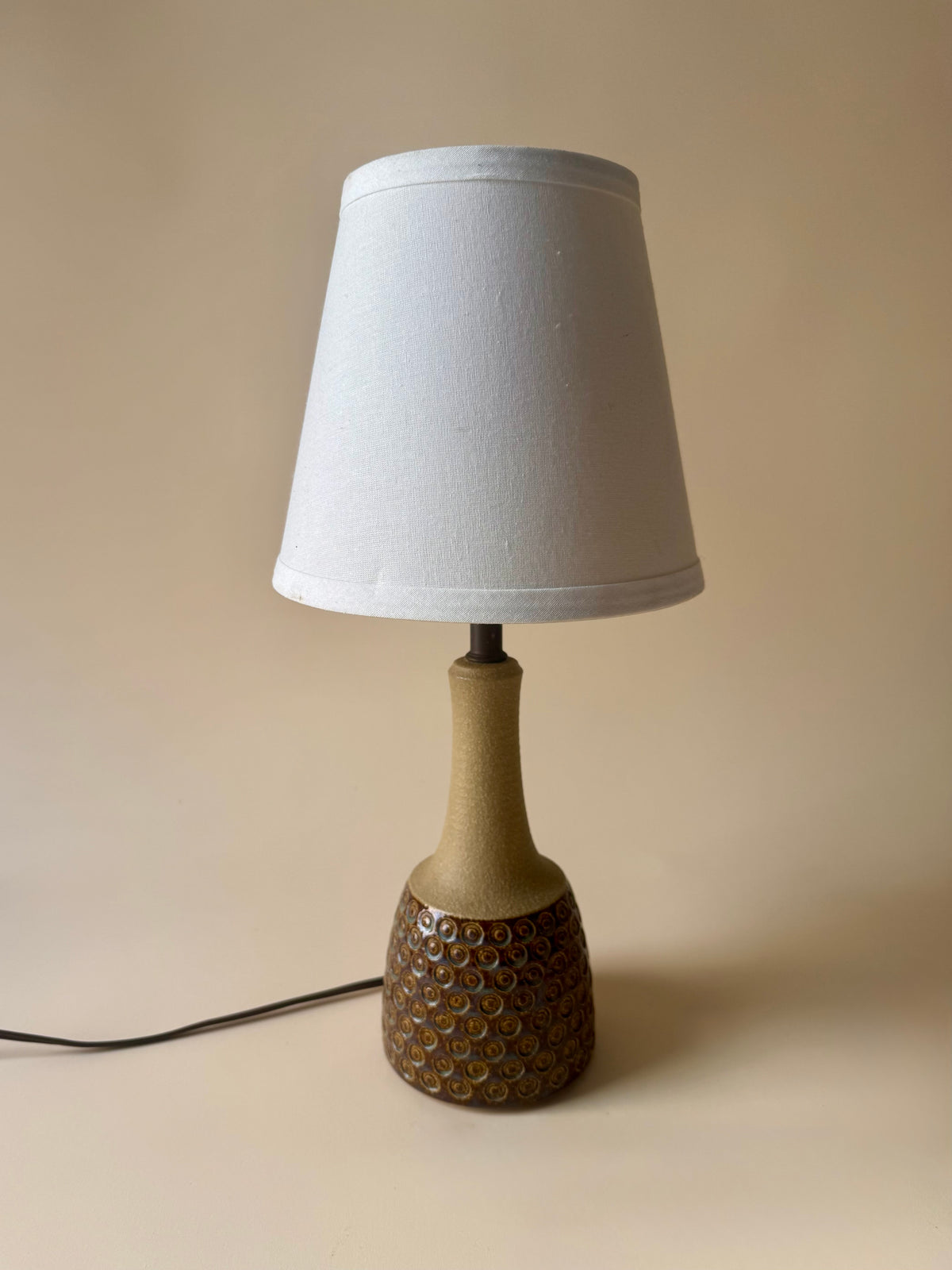 1970s stoneware table lamp by Einar Johansen for Søholm