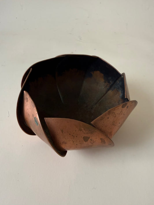 Vintage copper Bowl by renowned Jeweler and Sculptor Francisco Rebajes