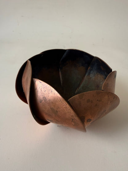 Vintage copper Bowl by renowned Jeweler and Sculptor Francisco Rebajes