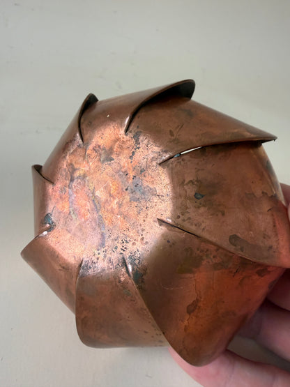 Vintage copper Bowl by renowned Jeweler and Sculptor Francisco Rebajes
