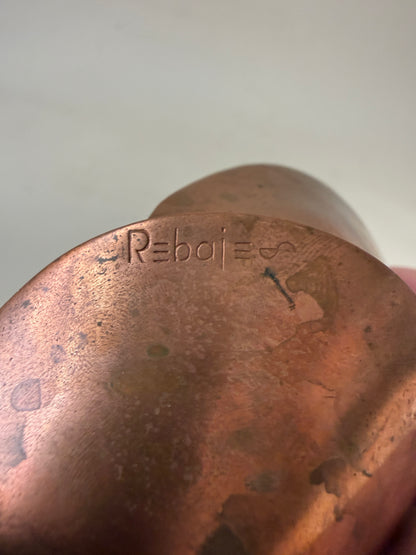 Vintage copper Bowl by renowned Jeweler and Sculptor Francisco Rebajes