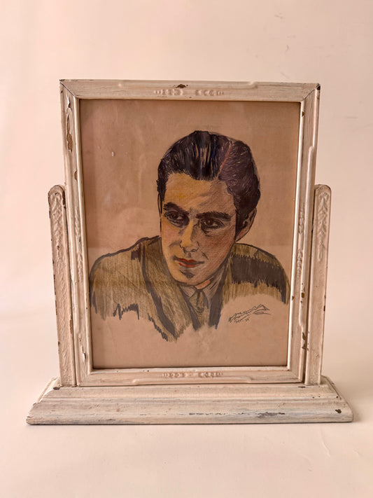 Vintage Portrait of a Young Man by Art Trippanera from 1939