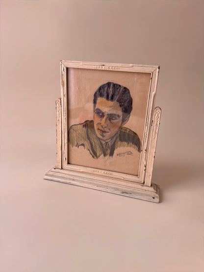 Vintage Portrait of a Young Man by Art Trippanera from 1939