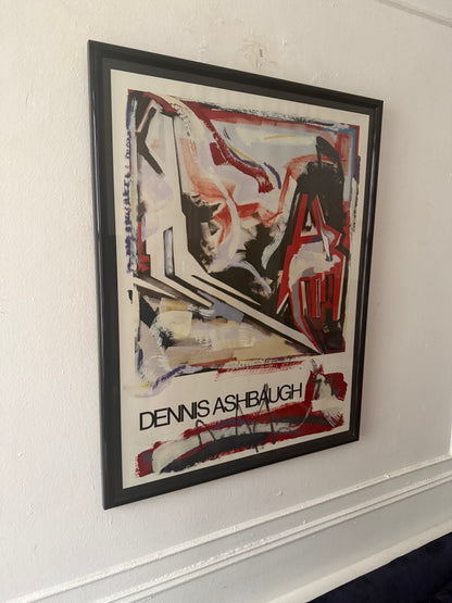 Vintage Dennish Ashbaugh Signed and Number Lithograph Exhibition Poster