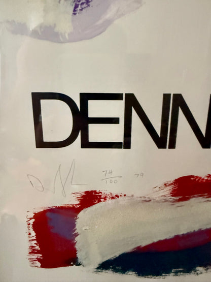 Vintage Dennish Ashbaugh Signed and Number Lithograph Exhibition Poster