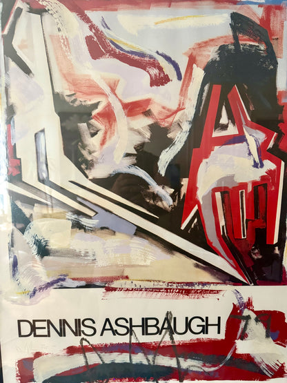 Vintage Dennish Ashbaugh Signed and Number Lithograph Exhibition Poster