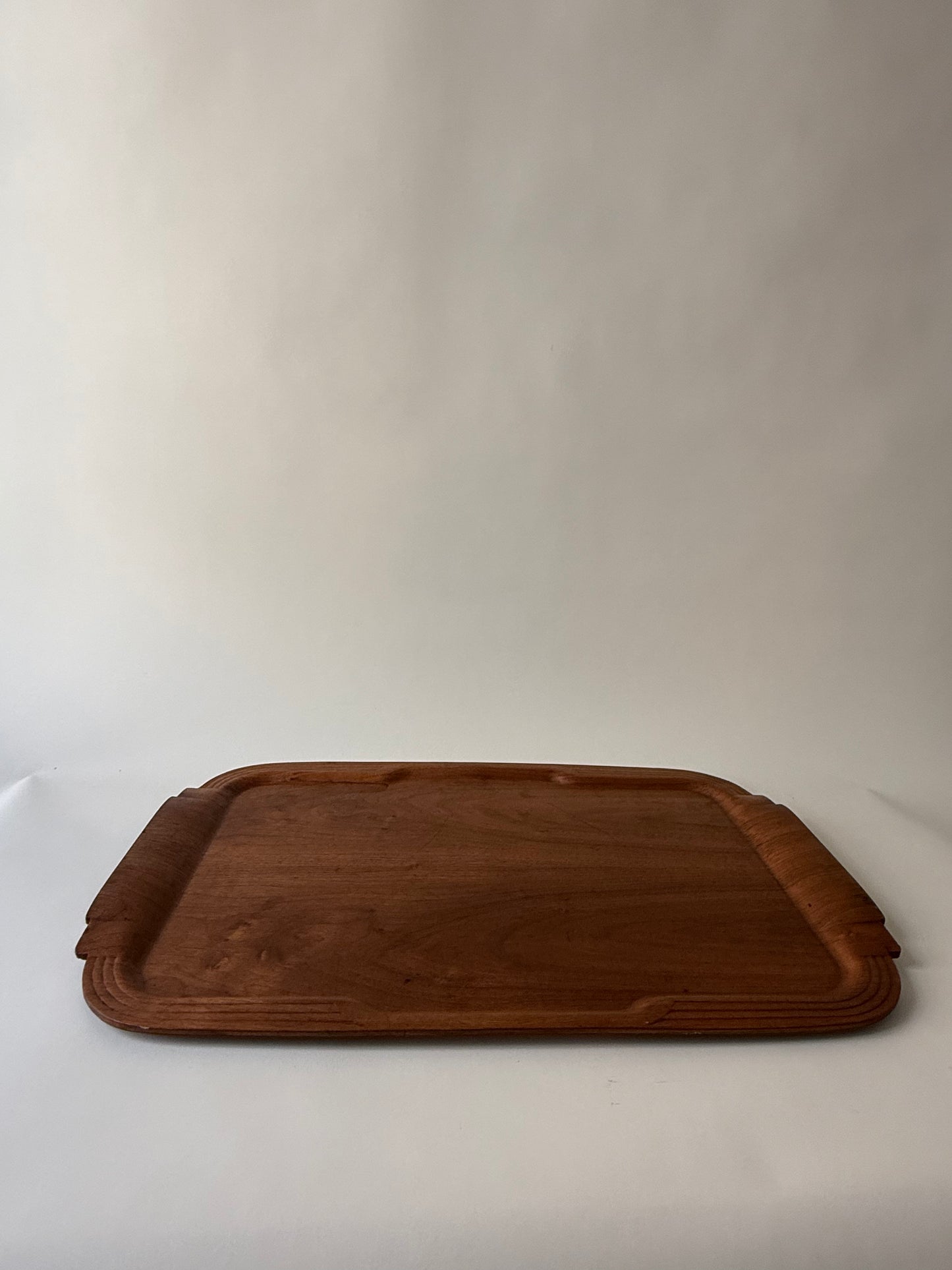 plywood molded art deco wood tray by toastmaster