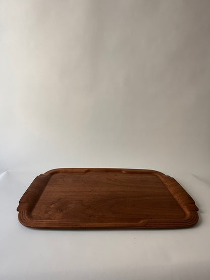 plywood molded art deco wood tray by toastmaster