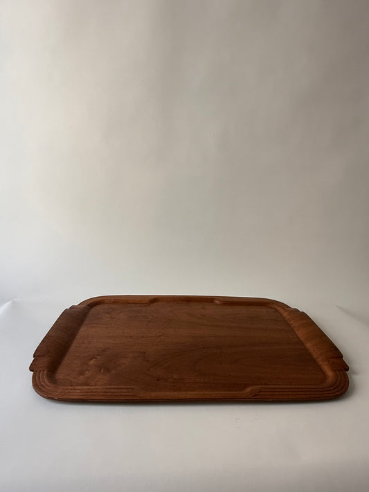 plywood molded art deco wood tray by toastmaster