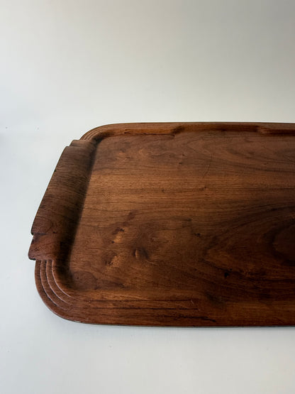 plywood molded art deco wood tray by toastmaster