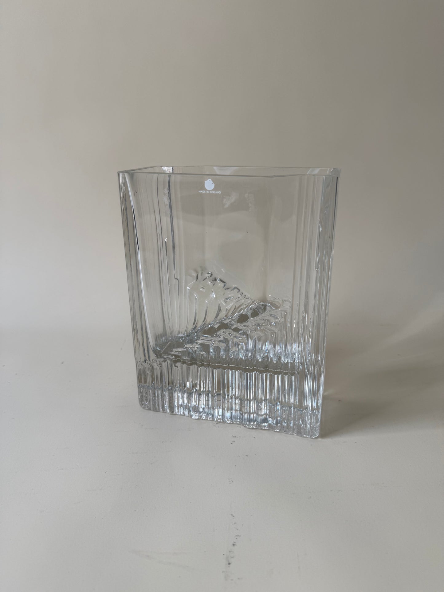 Iittala of Finland sointu crystal glass designed by Tapio Wirkkala
