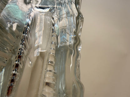 Iittala of Finland sointu crystal glass designed by Tapio Wirkkala