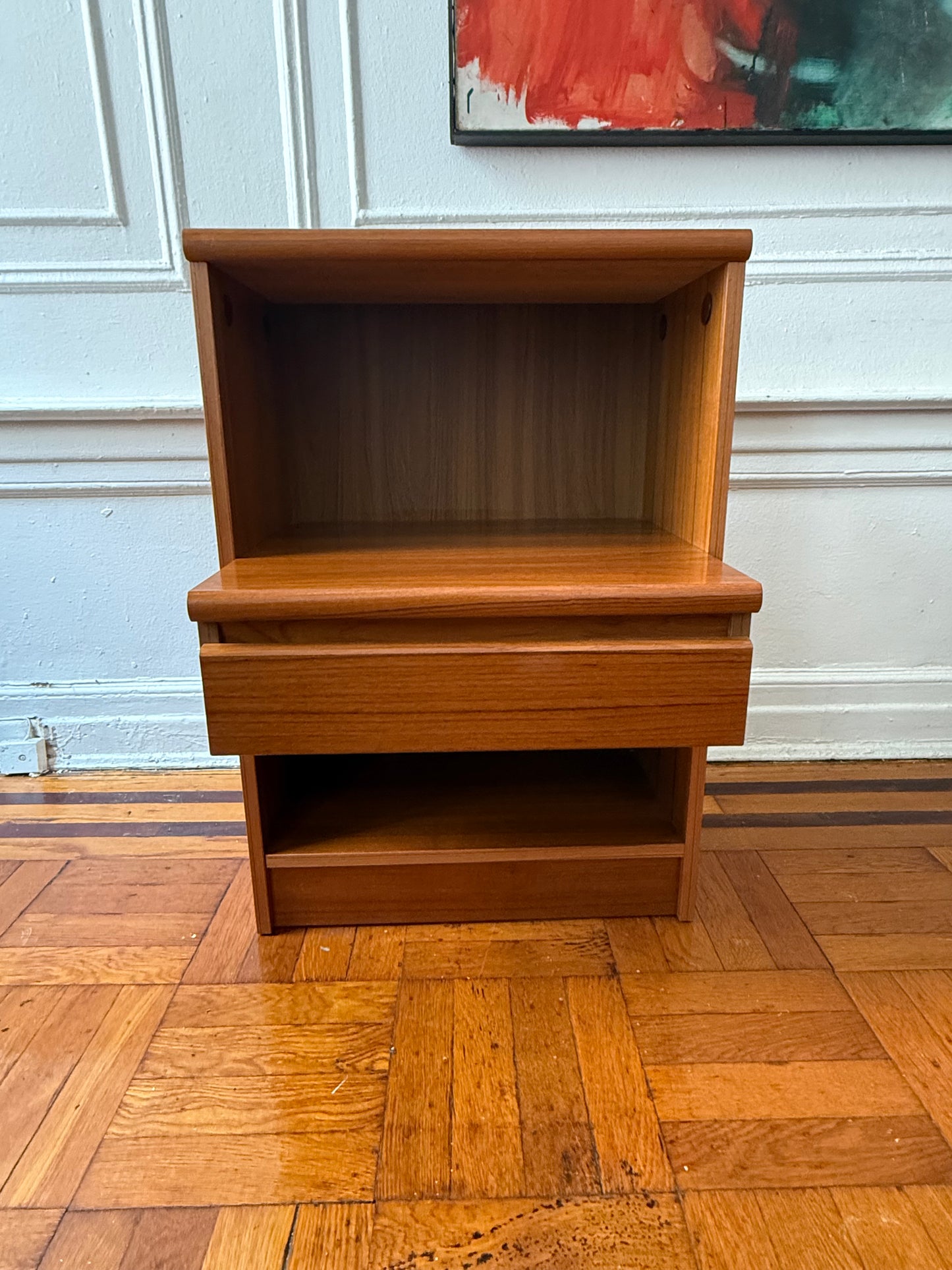 Danish 1970s single teak nightstand