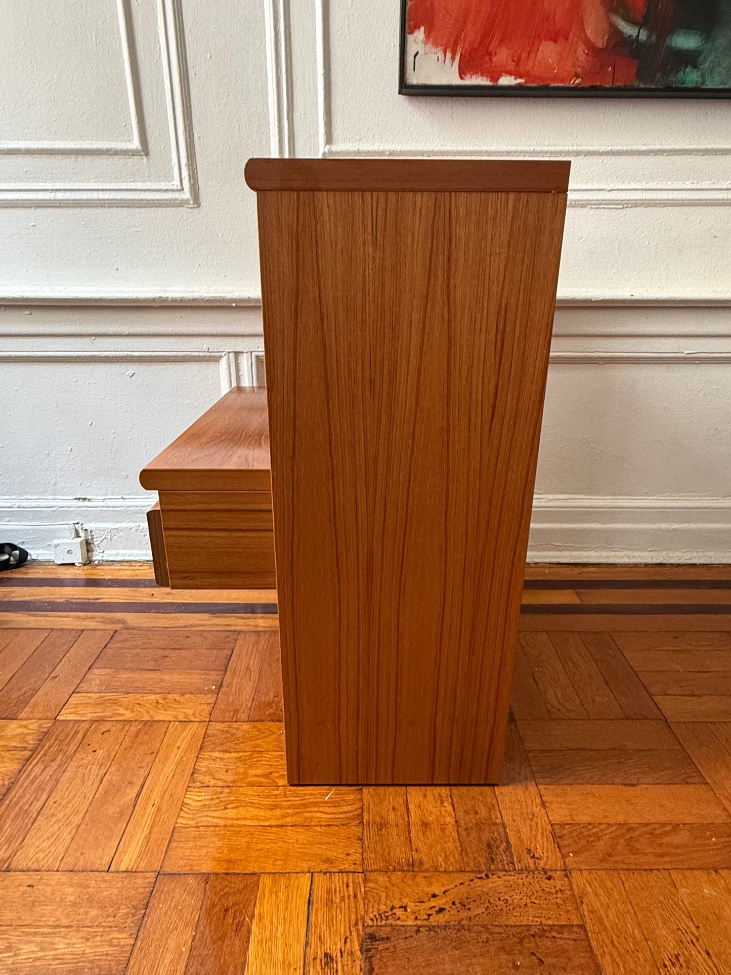 Danish 1970s single teak nightstand