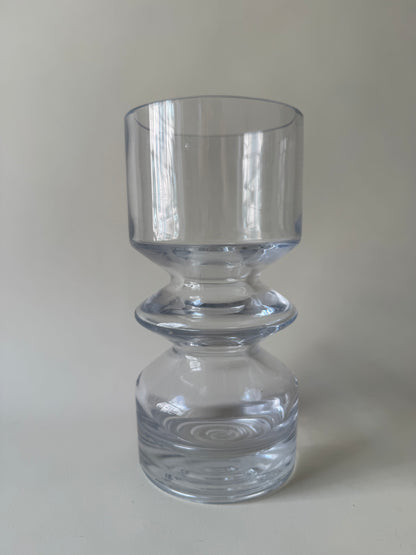Finnish "hoop' glass vase designed by Tamara Aladin for Riihimäen Lasi Oy
