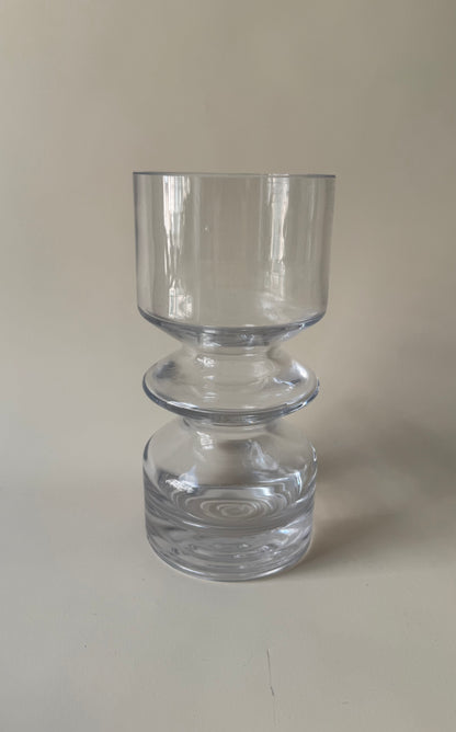 Finnish "hoop' glass vase designed by Tamara Aladin for Riihimäen Lasi Oy