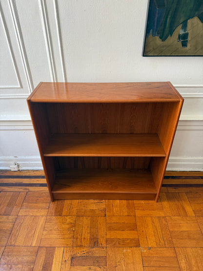 small danish teak bookshelf