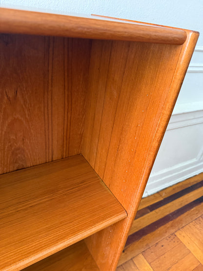 small danish teak bookshelf