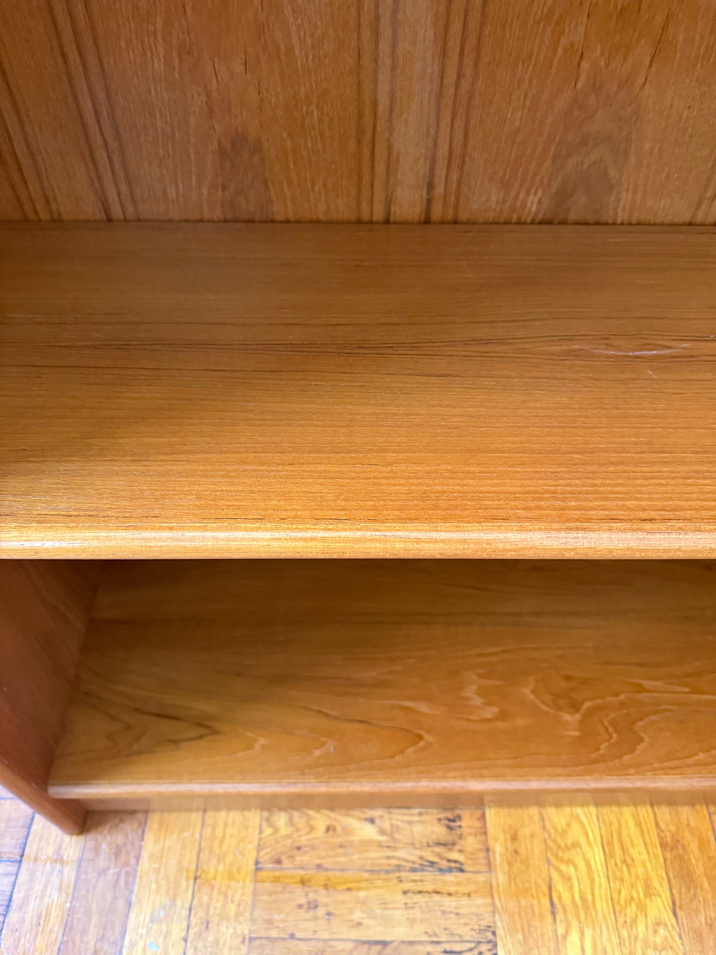 small danish teak bookshelf