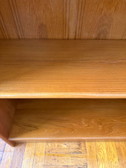small danish teak bookshelf