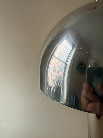 1970s Chrome Space Age Mushroom Lamp Designed by Robert Sonneman for the Laurel Lamp Company