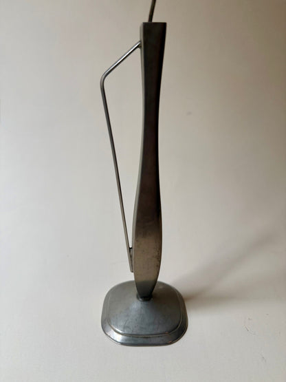 mid century modernist silver plated bud vase