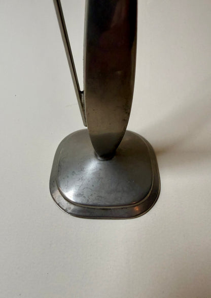 mid century modernist silver plated bud vase