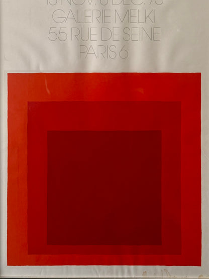 original Josep Albers exhibition poster from 1973