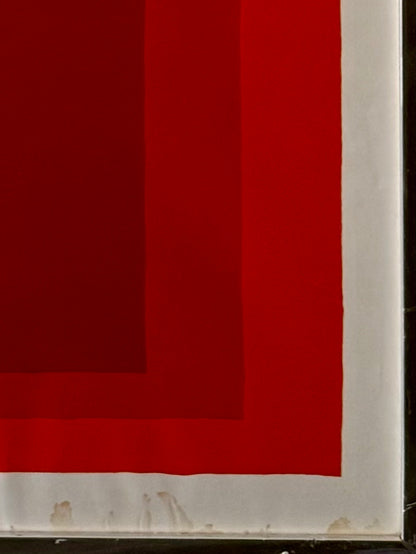 original Josep Albers exhibition poster from 1973
