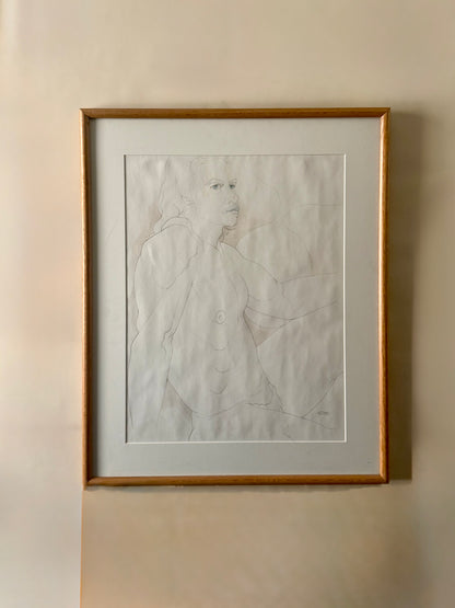 original pencil drawing by Robert Fay Doane from 1988