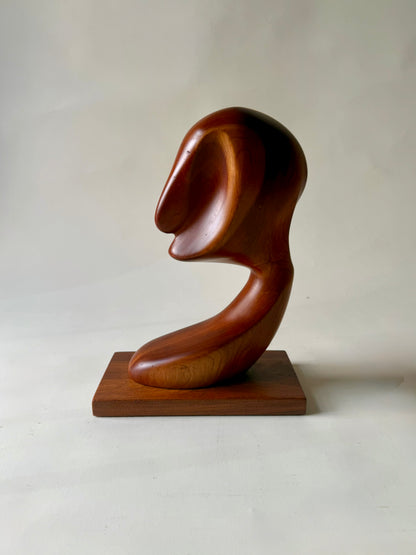 vintage abstract figural bust by Jerald Starr from 1977
