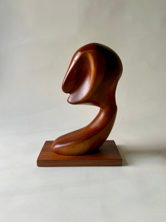 vintage abstract figural bust by Jerald Starr from 1977